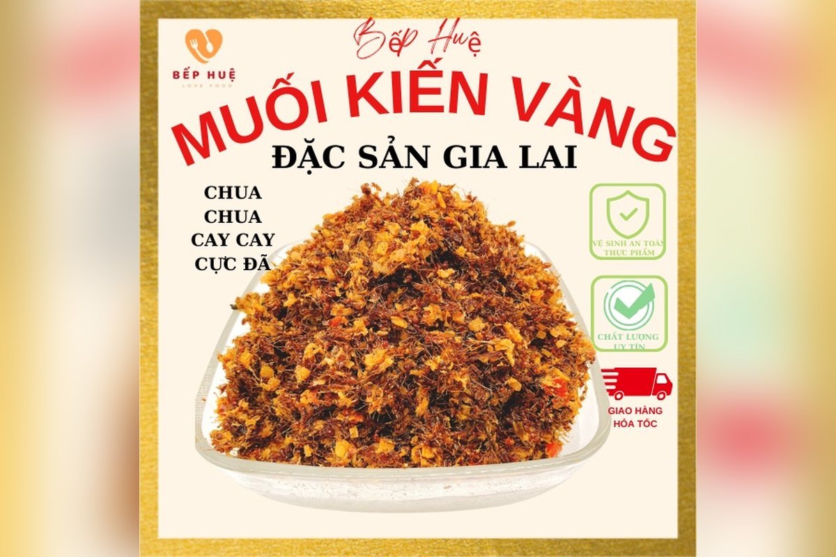 Muối kiến vàng Gia Lai
