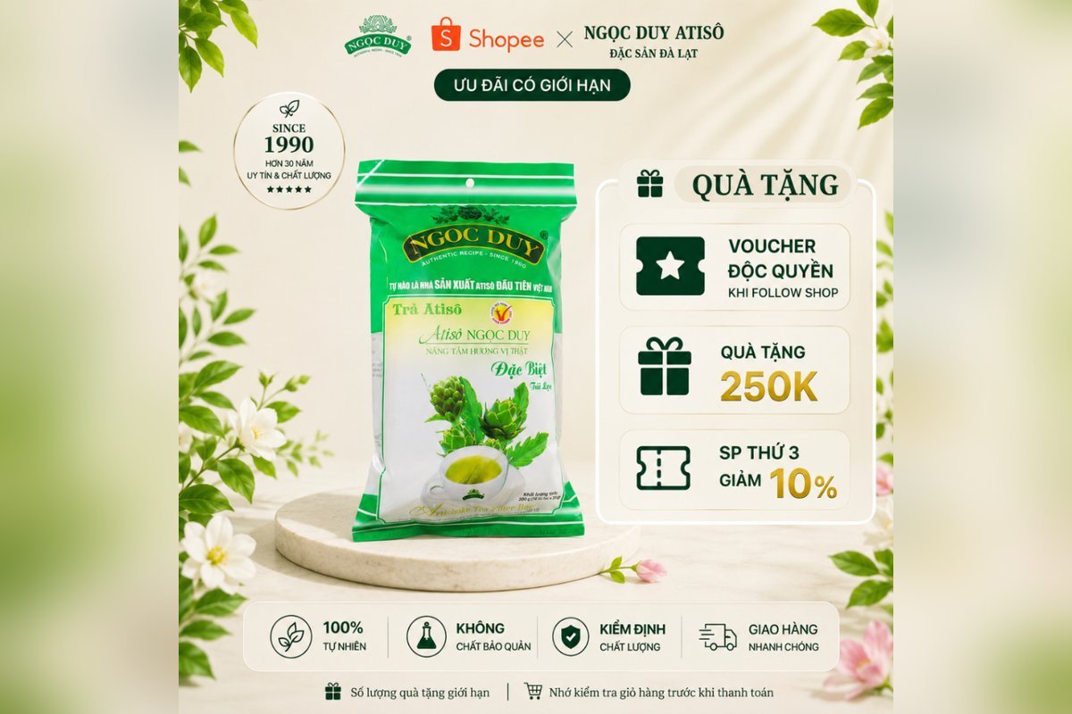 Trà atiso Đà Lạt túi lọc