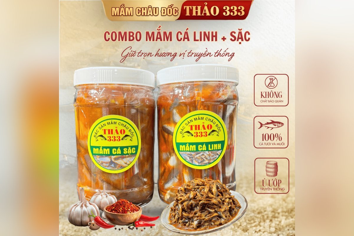 Mắm cá linh và mắm cá sặc Châu Đốc