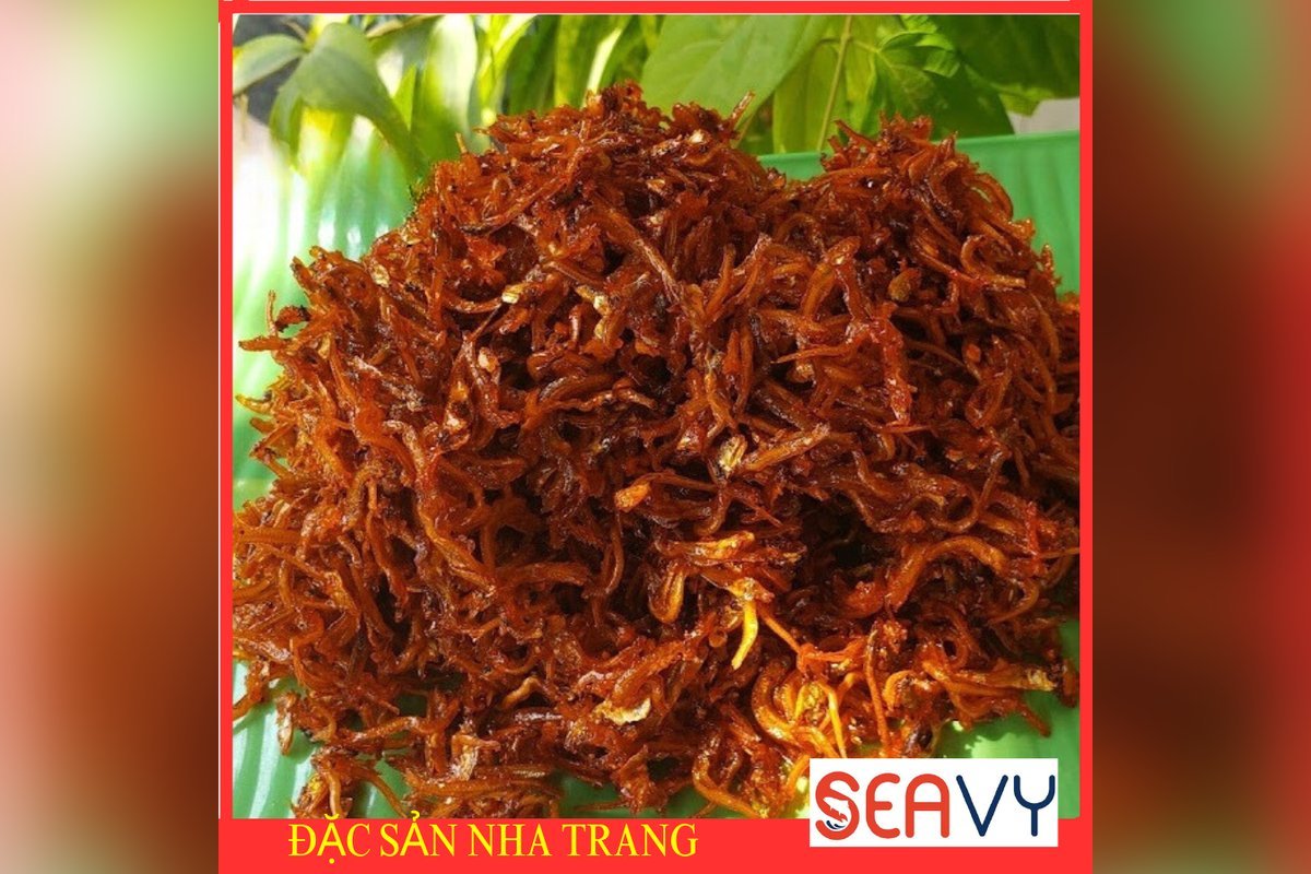 Cá cơm rim sa tế Nha Trang