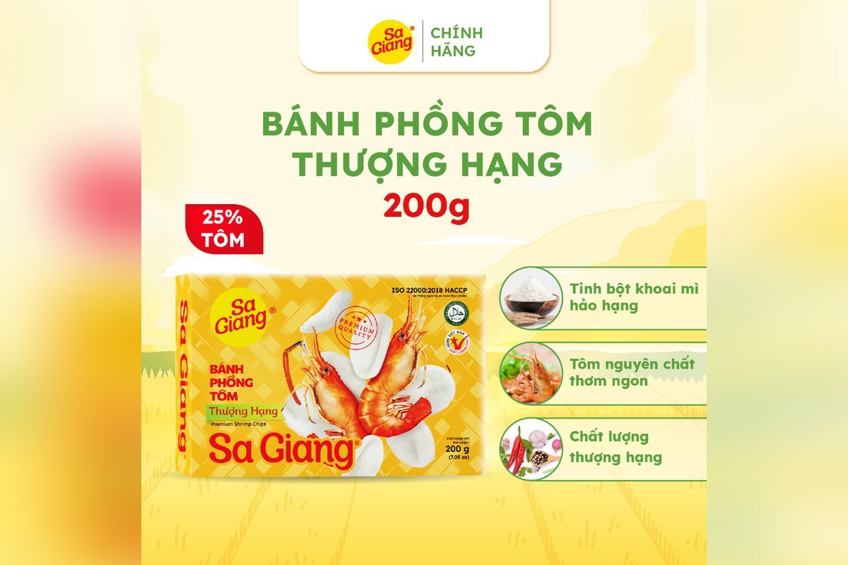 Bánh phồng tôm Sa Giang