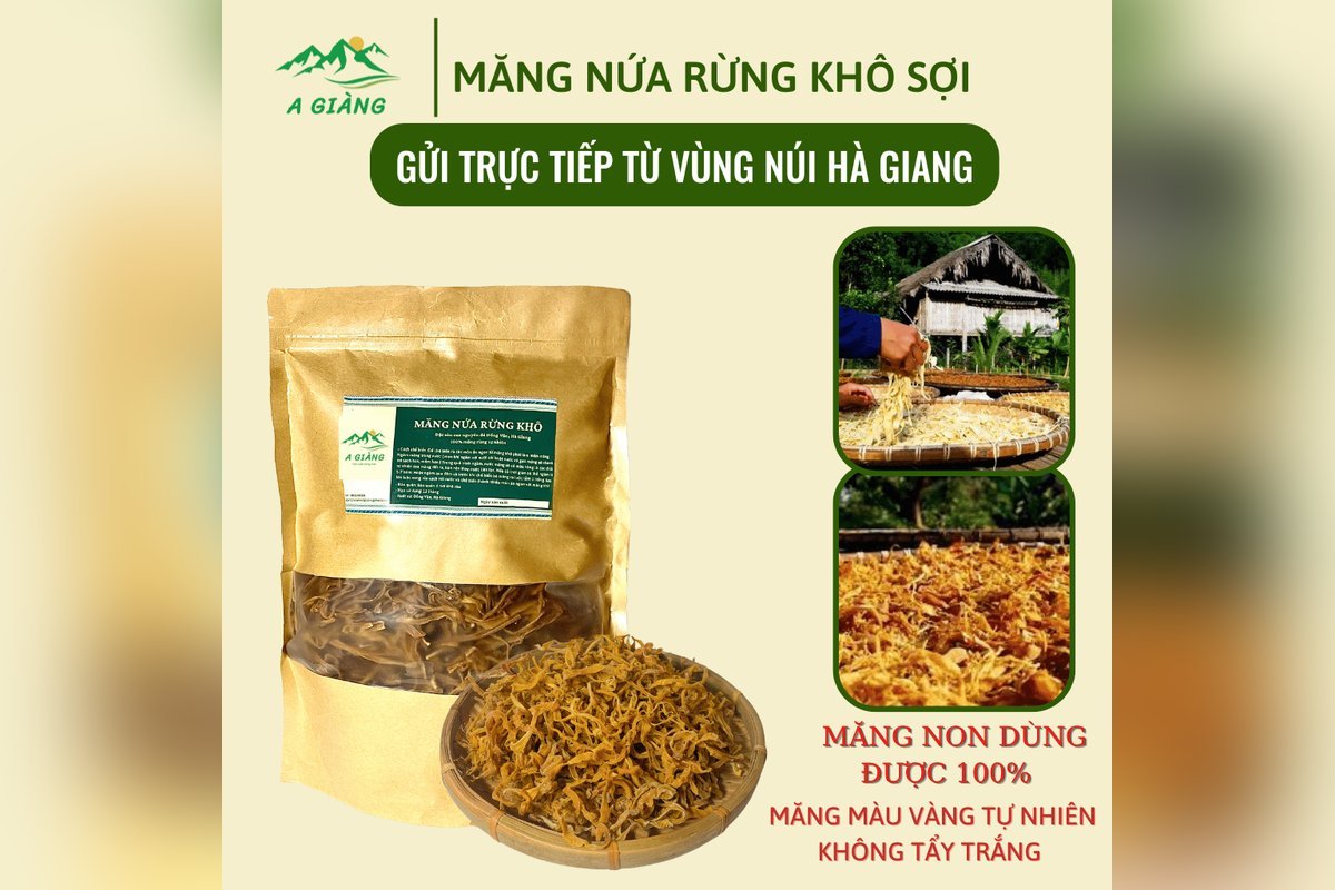 Măng rối khô Tây Bắc